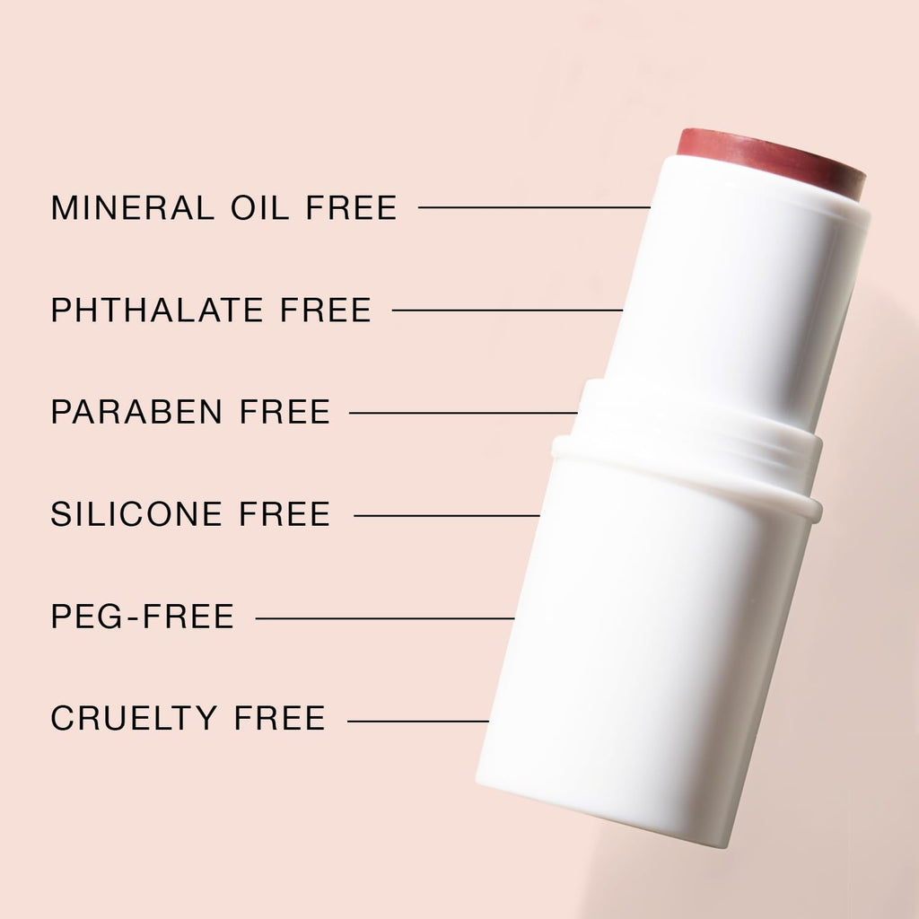 Boomstick Color® All-in-One Cream Blush for Cheeks, Eyes & Lips, Berry | Long Wearing, Blendable Makeup Stick for Mature Skin, Cruelty Free Lip Cheek Tint with Skincare Benefits, Cindy Joseph