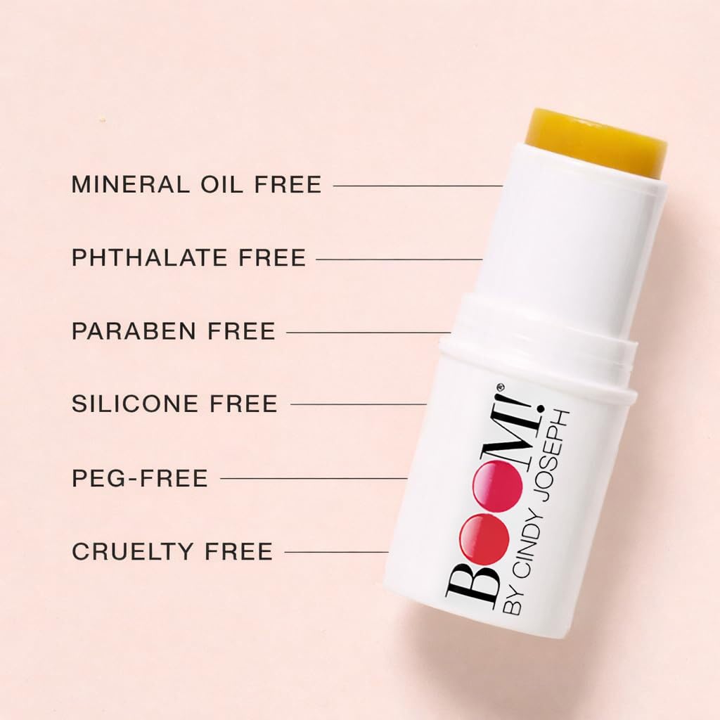 Boomstick Color® All-in-One Cream Blush for Cheeks, Eyes & Lips, Berry | Long Wearing, Blendable Makeup Stick for Mature Skin, Cruelty Free Lip Cheek Tint with Skincare Benefits, Cindy Joseph