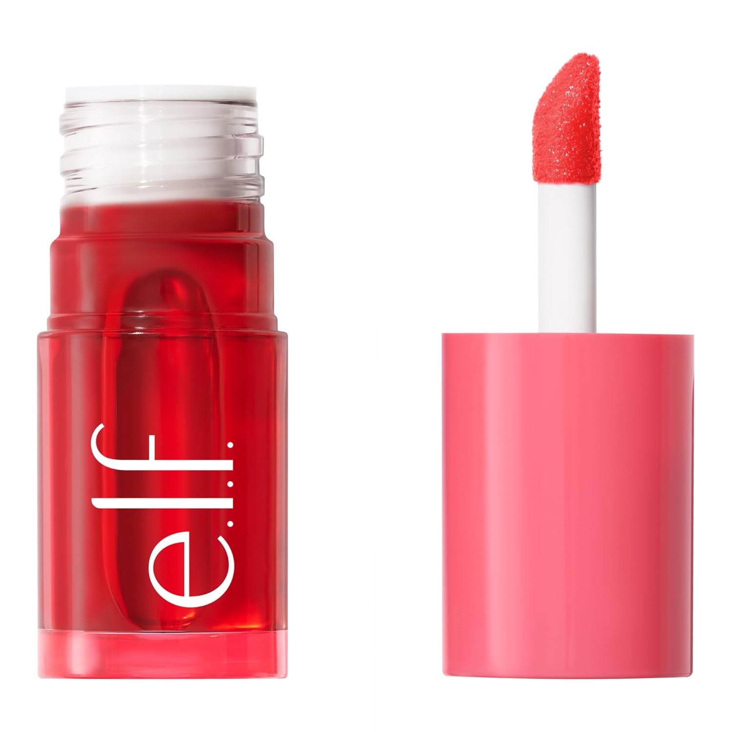 e.l.f. Sheer For It Blush Tint, Pink Positive | Multi-Use, Long-Lasting Lip & Cheek Makeup, Creates A Natural Flush Finish, Vegan & Cruelty-Free