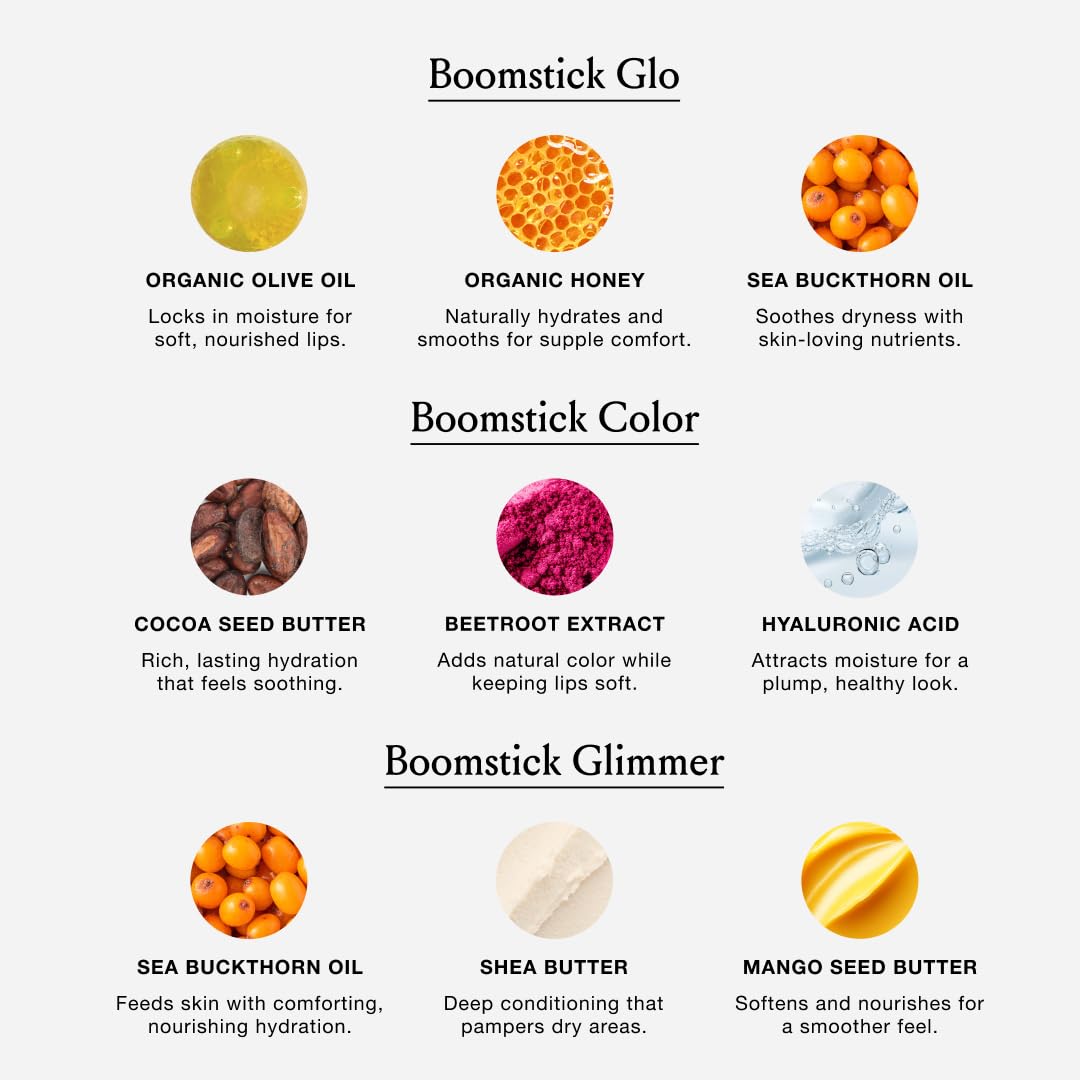 Boomstick Color® All-in-One Cream Blush for Cheeks, Eyes & Lips, Berry | Long Wearing, Blendable Makeup Stick for Mature Skin, Cruelty Free Lip Cheek Tint with Skincare Benefits, Cindy Joseph
