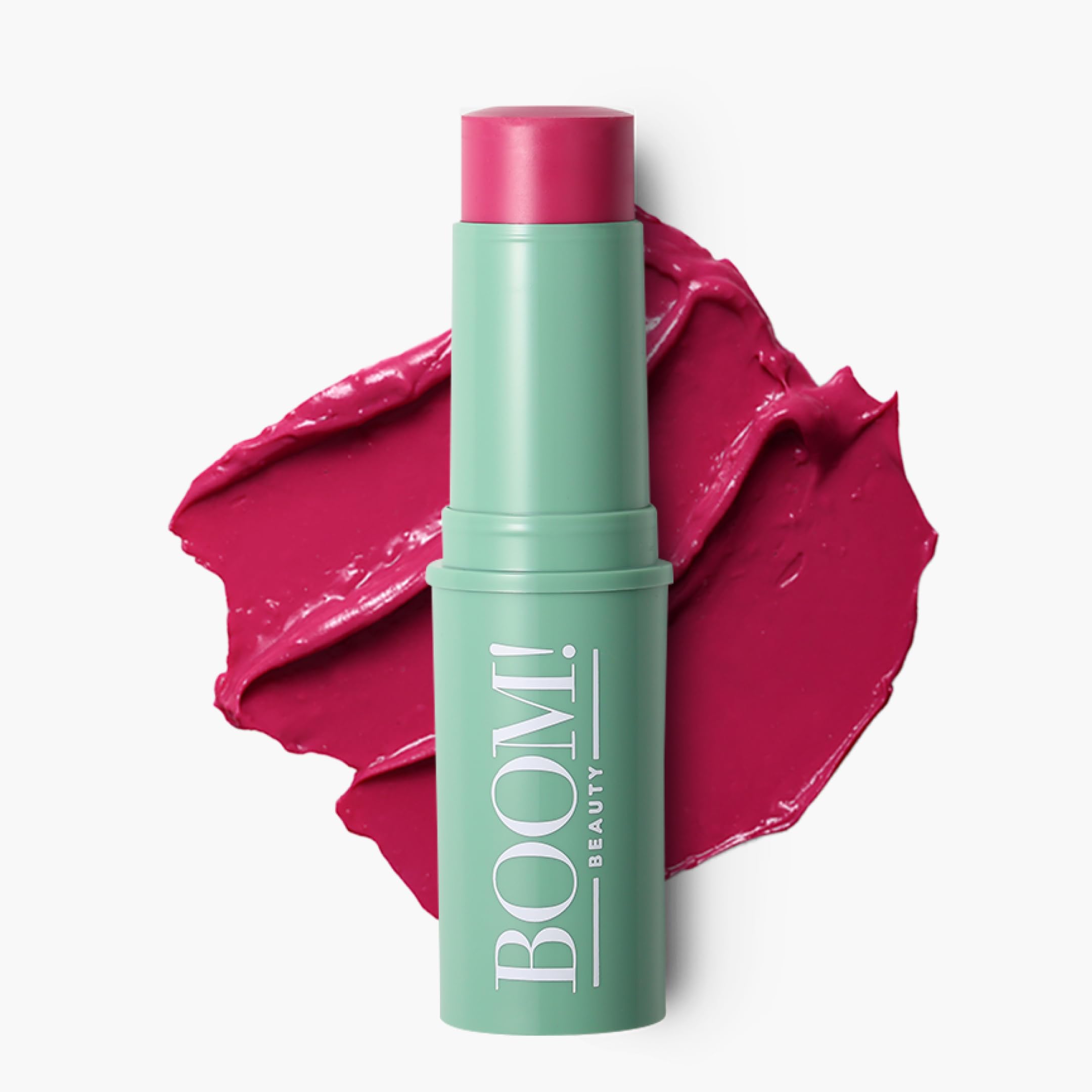 Boomstick Color® All-in-One Cream Blush for Cheeks, Eyes & Lips, Berry | Long Wearing, Blendable Makeup Stick for Mature Skin, Cruelty Free Lip Cheek Tint with Skincare Benefits, Cindy Joseph