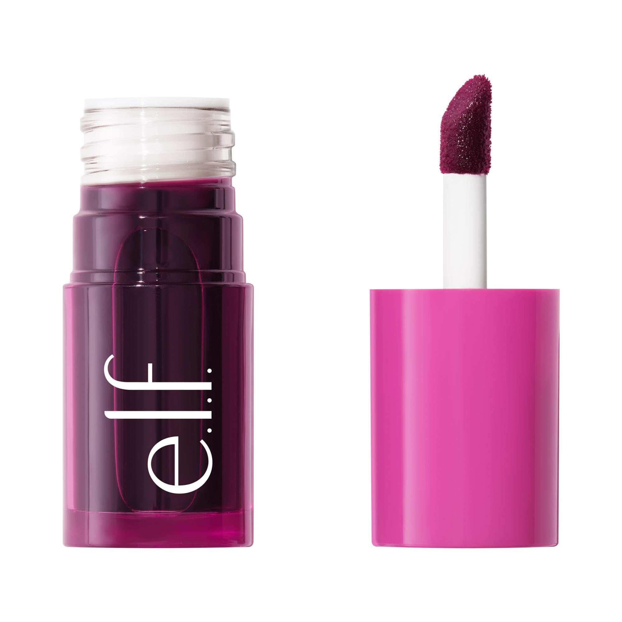 e.l.f. Sheer For It Blush Tint, Pink Positive | Multi-Use, Long-Lasting Lip & Cheek Makeup, Creates A Natural Flush Finish, Vegan & Cruelty-Free