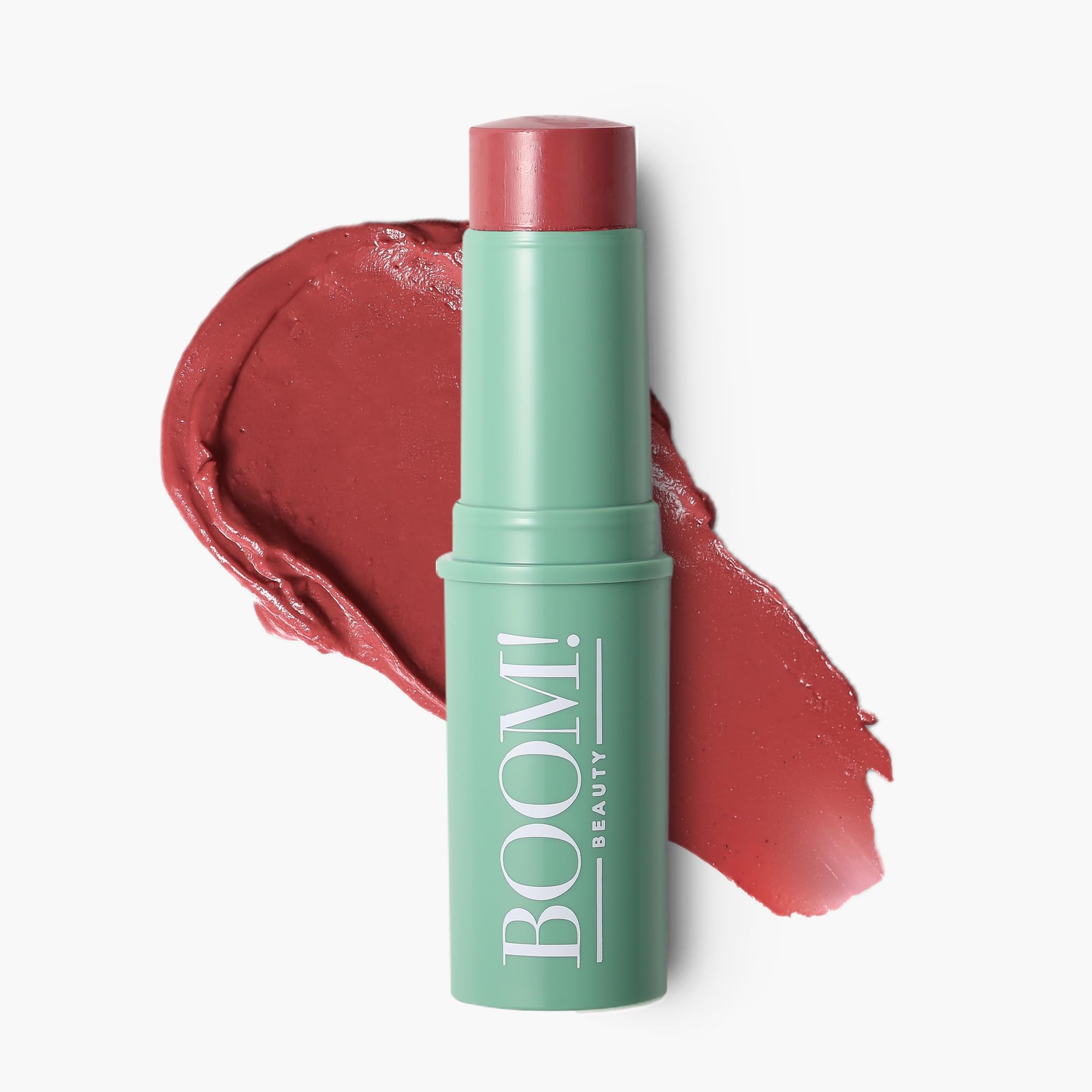 Boomstick Color® All-in-One Cream Blush for Cheeks, Eyes & Lips, Berry | Long Wearing, Blendable Makeup Stick for Mature Skin, Cruelty Free Lip Cheek Tint with Skincare Benefits, Cindy Joseph