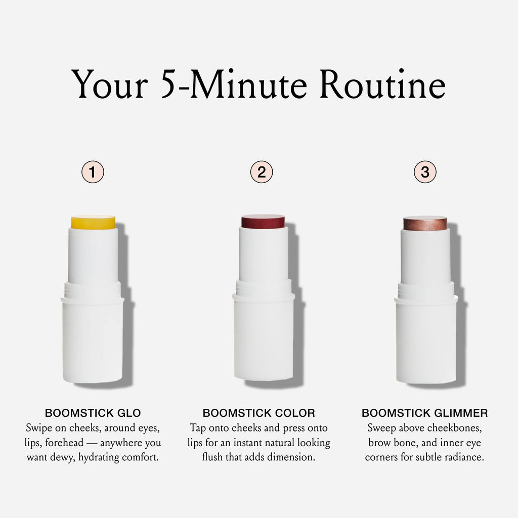 Boomstick Color® All-in-One Cream Blush for Cheeks, Eyes & Lips, Berry | Long Wearing, Blendable Makeup Stick for Mature Skin, Cruelty Free Lip Cheek Tint with Skincare Benefits, Cindy Joseph