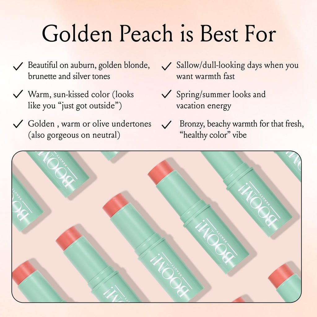 Boomstick Color® All-in-One Cream Blush for Cheeks, Eyes & Lips, Berry | Long Wearing, Blendable Makeup Stick for Mature Skin, Cruelty Free Lip Cheek Tint with Skincare Benefits, Cindy Joseph
