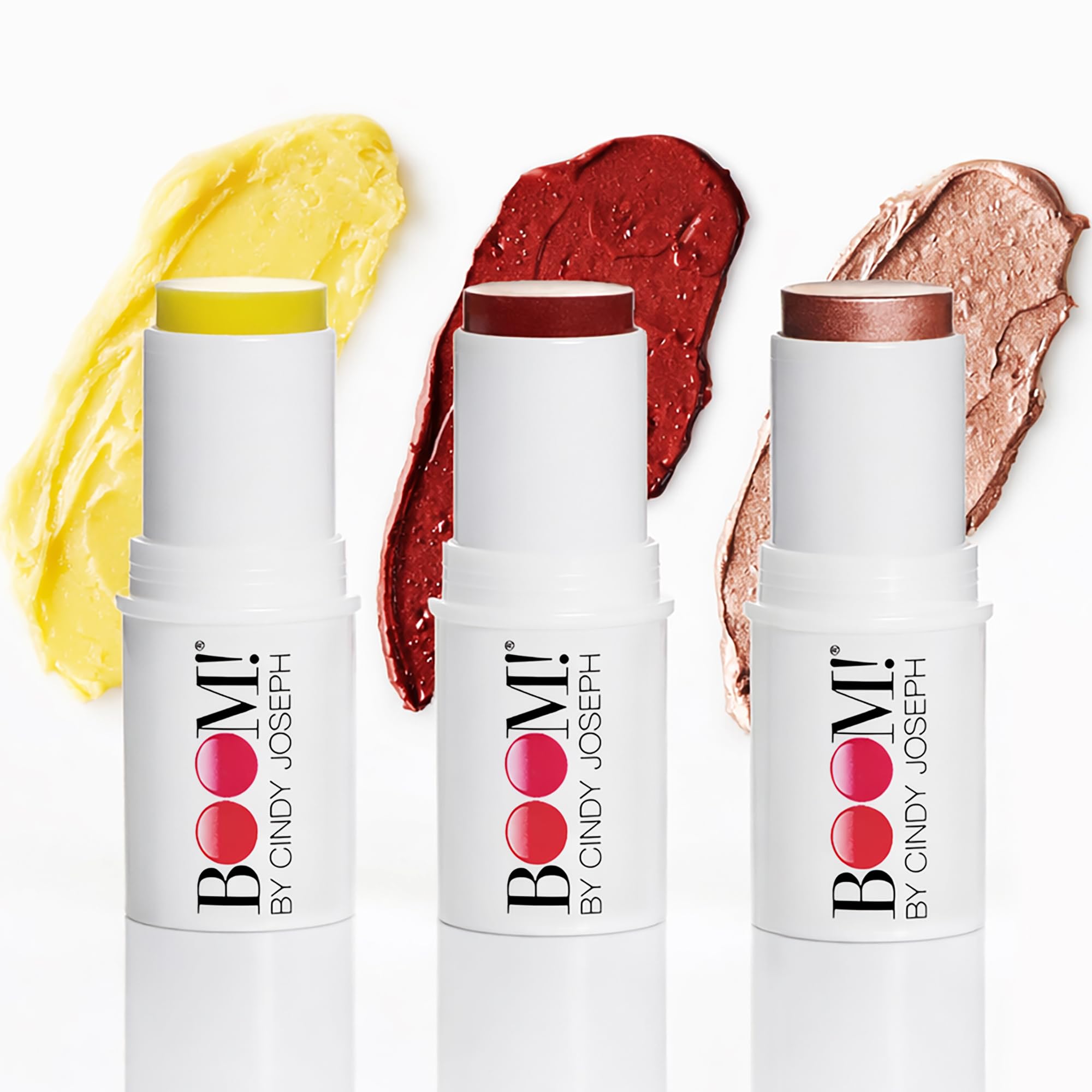 Boomstick Color® All-in-One Cream Blush for Cheeks, Eyes & Lips, Berry | Long Wearing, Blendable Makeup Stick for Mature Skin, Cruelty Free Lip Cheek Tint with Skincare Benefits, Cindy Joseph