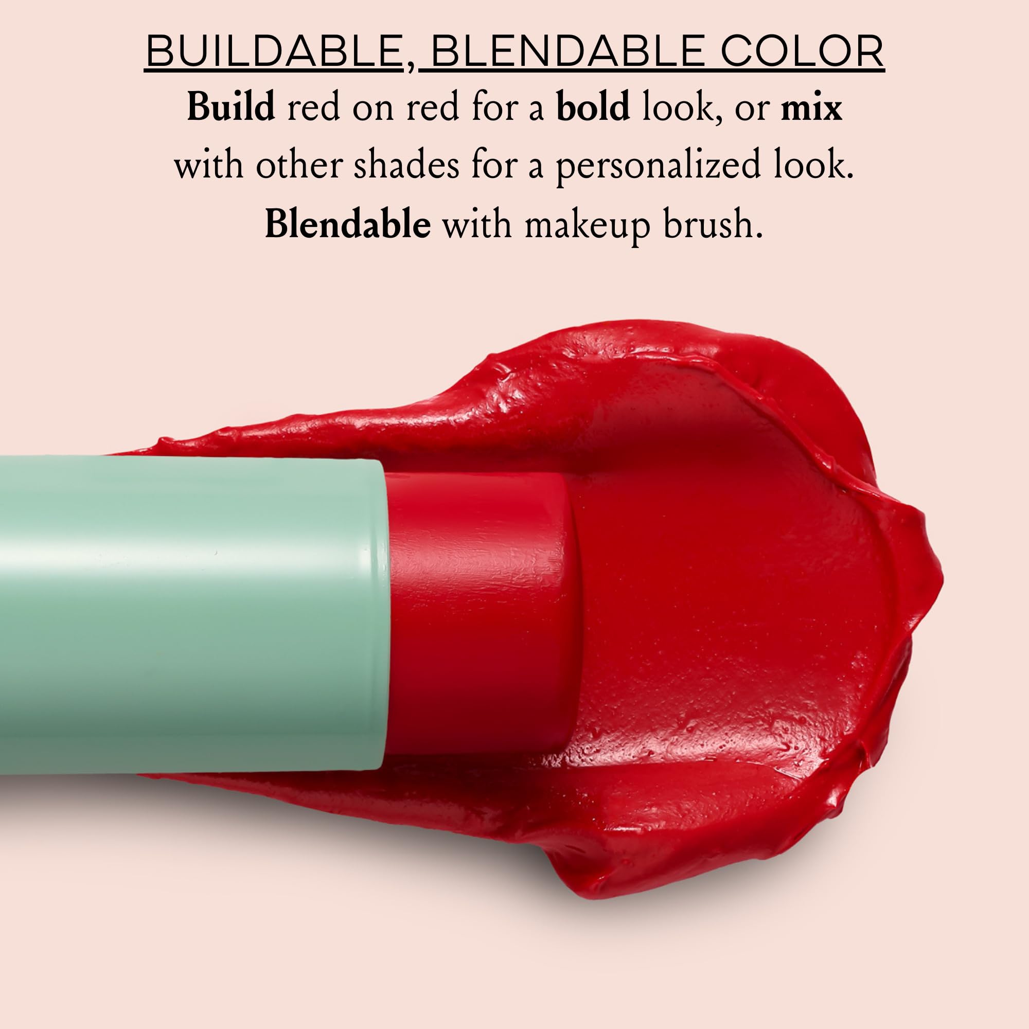 Boomstick Color® All-in-One Cream Blush for Cheeks, Eyes & Lips, Berry | Long Wearing, Blendable Makeup Stick for Mature Skin, Cruelty Free Lip Cheek Tint with Skincare Benefits, Cindy Joseph