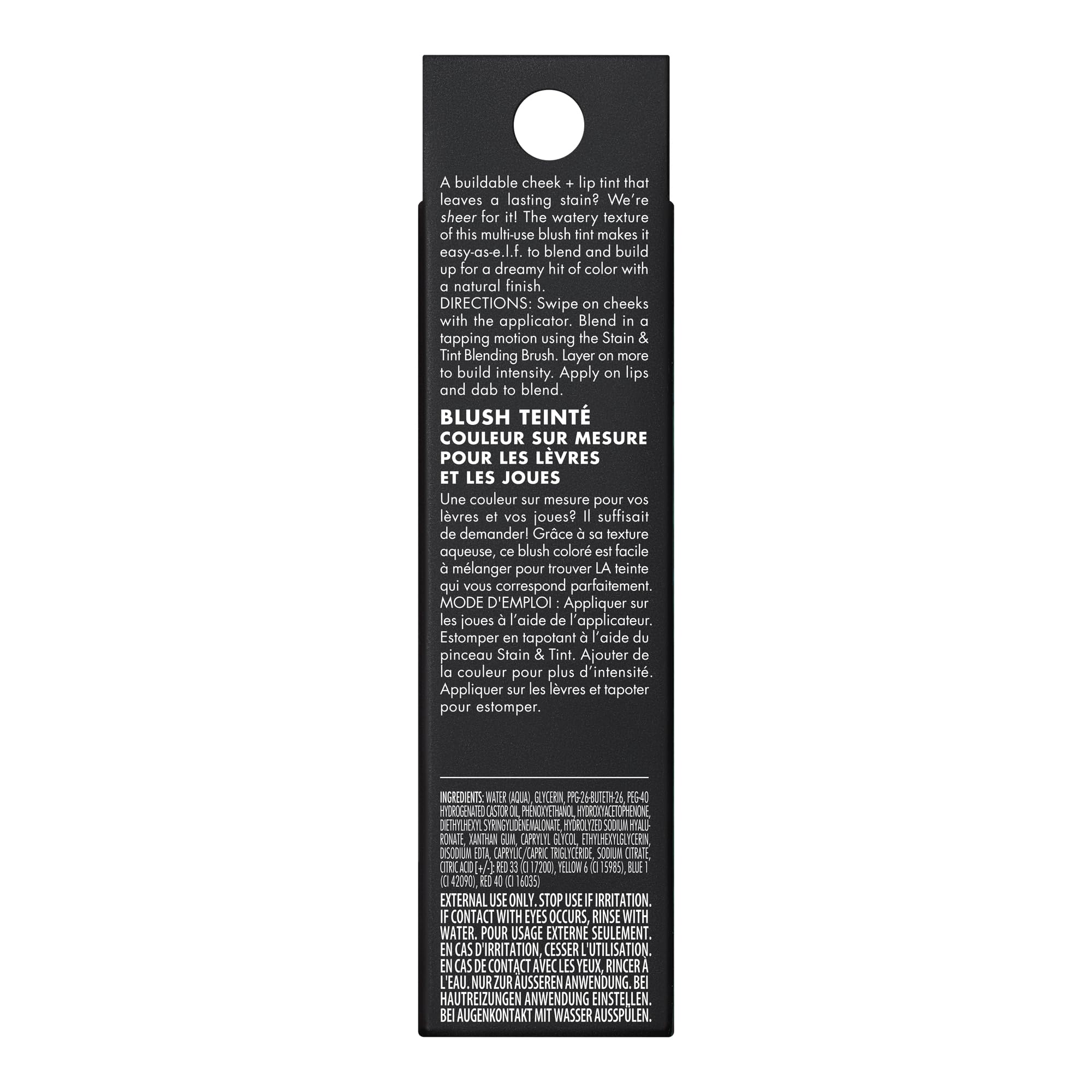 e.l.f. Sheer For It Blush Tint, Pink Positive | Multi-Use, Long-Lasting Lip & Cheek Makeup, Creates A Natural Flush Finish, Vegan & Cruelty-Free
