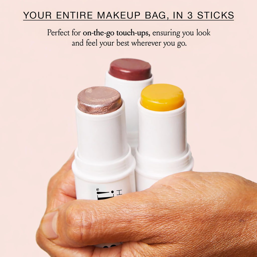 Boomstick Color® All-in-One Cream Blush for Cheeks, Eyes & Lips, Berry | Long Wearing, Blendable Makeup Stick for Mature Skin, Cruelty Free Lip Cheek Tint with Skincare Benefits, Cindy Joseph