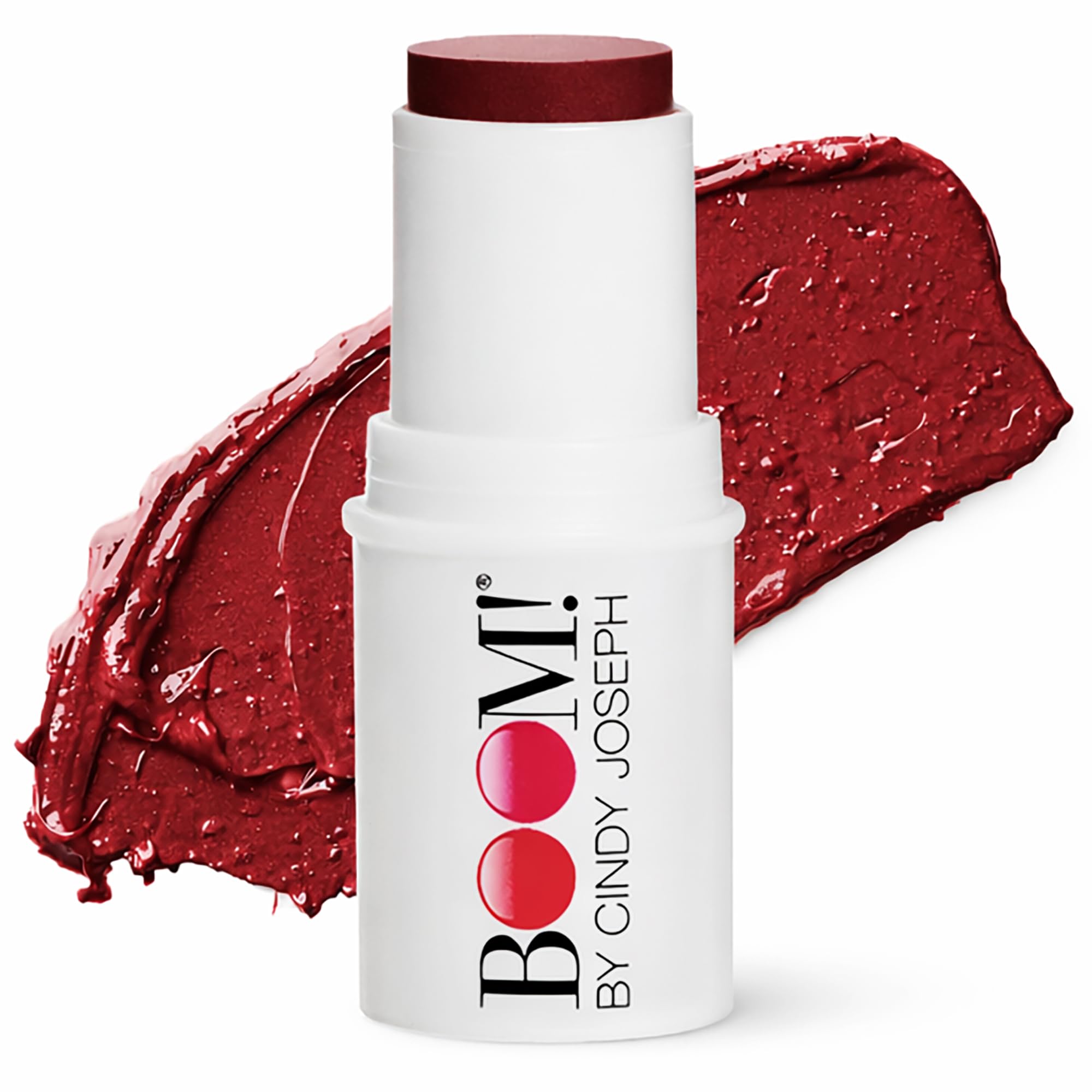 Boomstick Color® All-in-One Cream Blush for Cheeks, Eyes & Lips, Berry | Long Wearing, Blendable Makeup Stick for Mature Skin, Cruelty Free Lip Cheek Tint with Skincare Benefits, Cindy Joseph