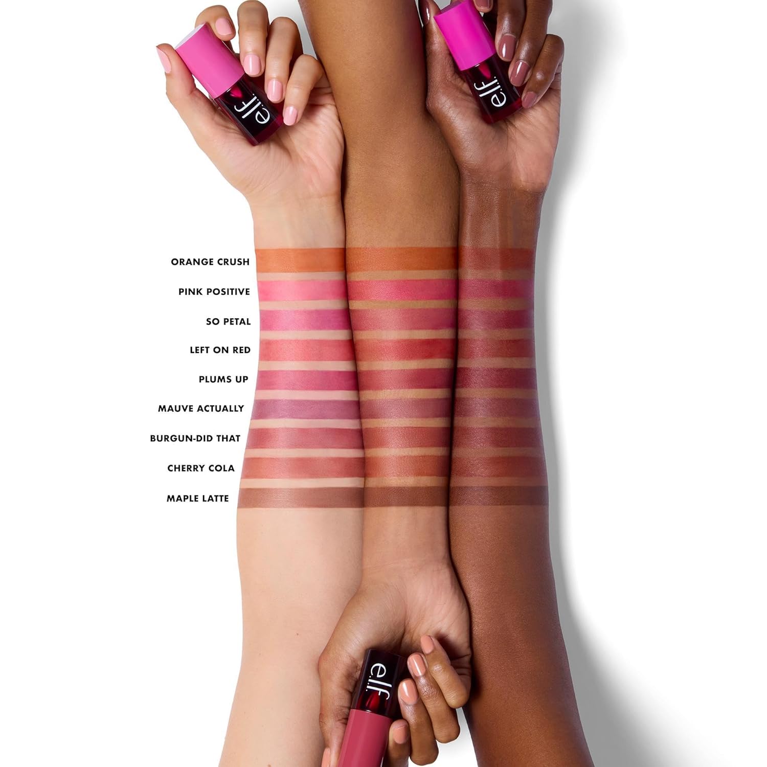 e.l.f. Sheer For It Blush Tint, Pink Positive | Multi-Use, Long-Lasting Lip & Cheek Makeup, Creates A Natural Flush Finish, Vegan & Cruelty-Free