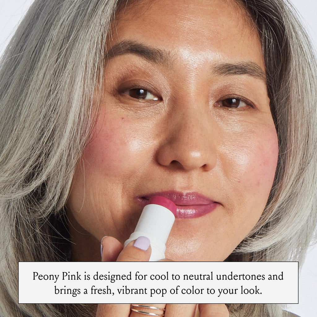 Boomstick Color® All-in-One Cream Blush for Cheeks, Eyes & Lips, Berry | Long Wearing, Blendable Makeup Stick for Mature Skin, Cruelty Free Lip Cheek Tint with Skincare Benefits, Cindy Joseph