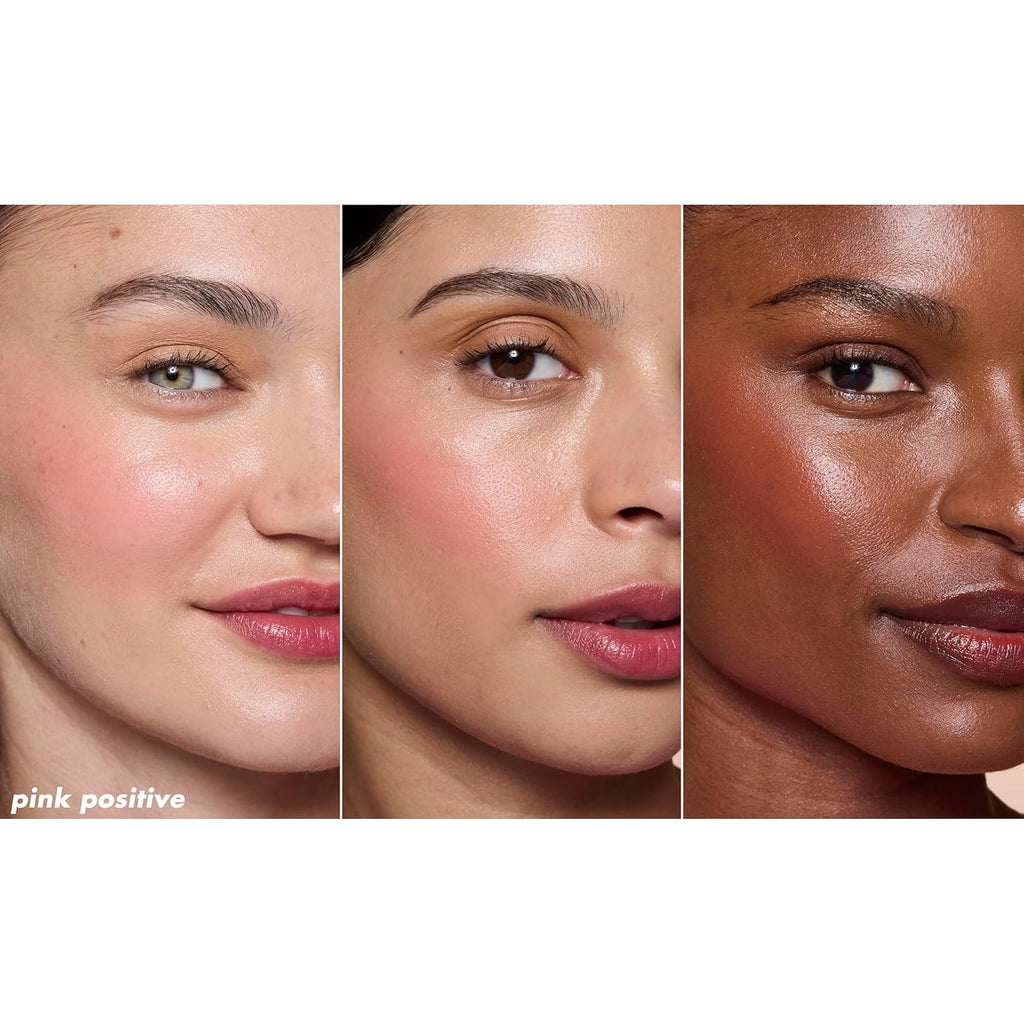 e.l.f. Sheer For It Blush Tint, Pink Positive | Multi-Use, Long-Lasting Lip & Cheek Makeup, Creates A Natural Flush Finish, Vegan & Cruelty-Free