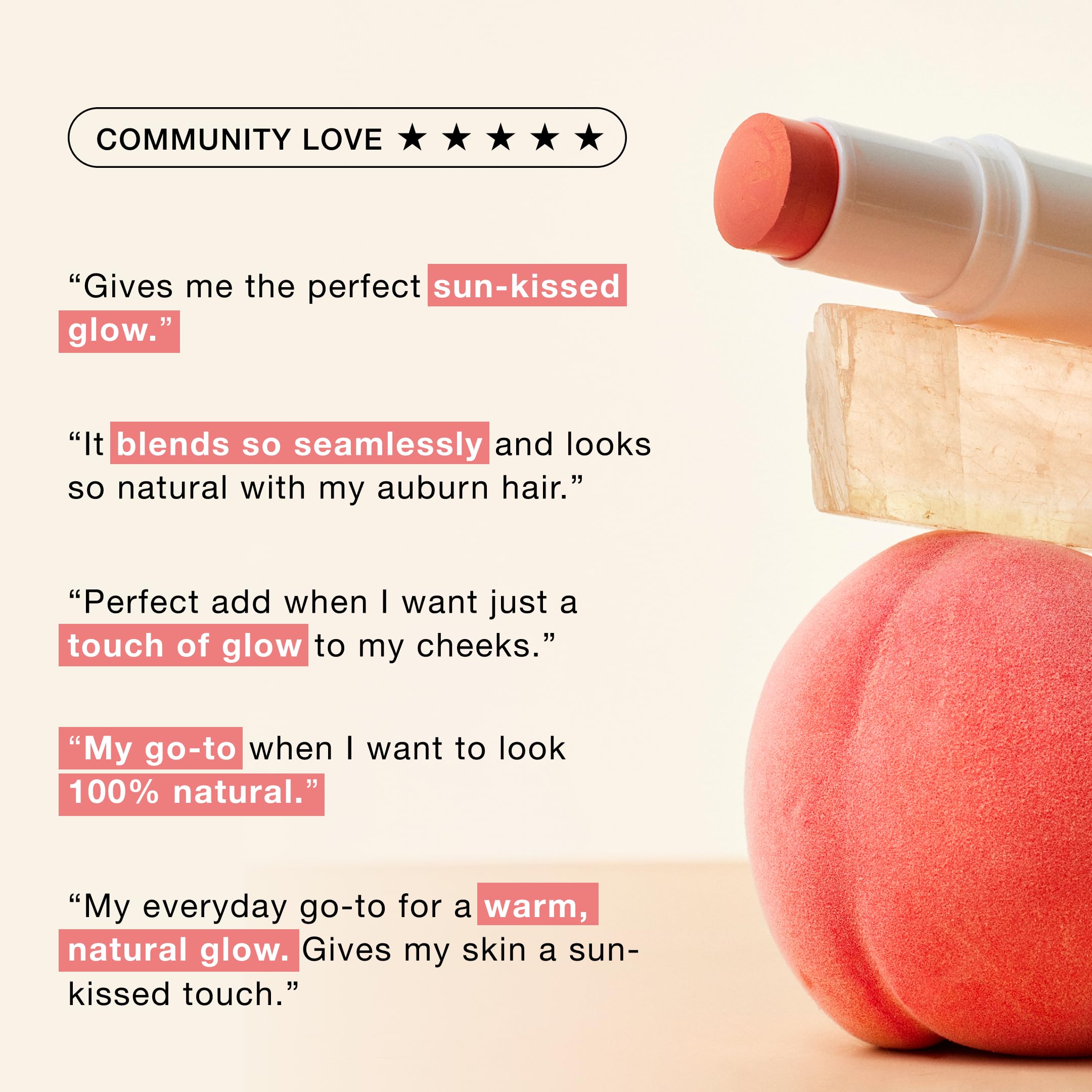 Boomstick Color® All-in-One Cream Blush for Cheeks, Eyes & Lips, Berry | Long Wearing, Blendable Makeup Stick for Mature Skin, Cruelty Free Lip Cheek Tint with Skincare Benefits, Cindy Joseph