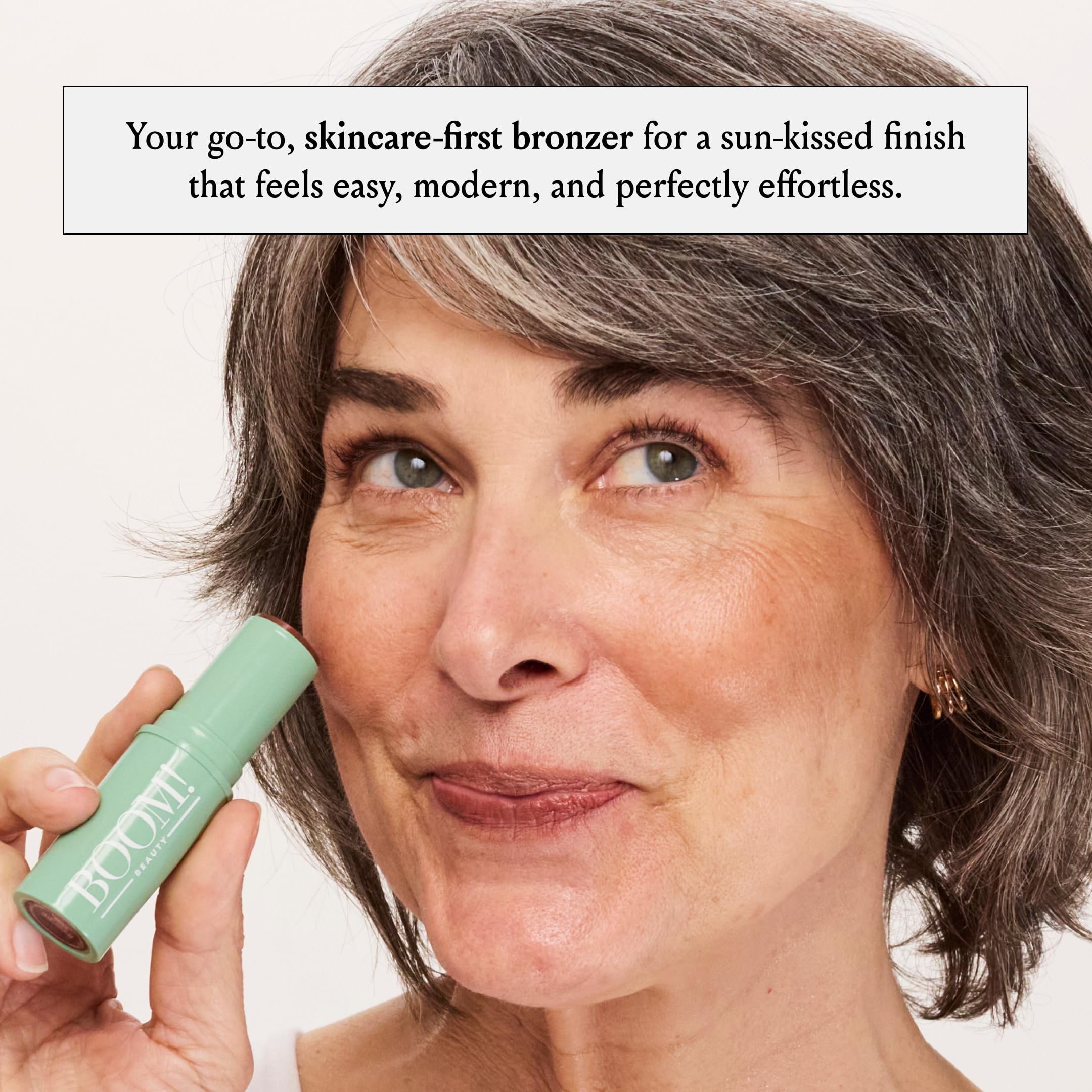 Boomstick Color® All-in-One Cream Blush for Cheeks, Eyes & Lips, Berry | Long Wearing, Blendable Makeup Stick for Mature Skin, Cruelty Free Lip Cheek Tint with Skincare Benefits, Cindy Joseph